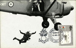 Special Air Service Sky Divers Postcard