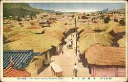 The Street among Koreans, Keijo Seoul, South Korea Postcard Postcard