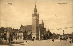 Hauptbahnhof Gdansk, Poland Eastern Europe Postcard Postcard