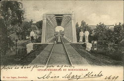 Spoorwegbrug by boengoeran Trains, Railroad Postcard Postcard