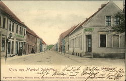 Richtstrasse Moorbad Schonfliess, Germany Postcard Postcard