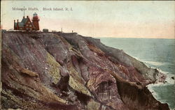 Mohegan Bluffs Postcard