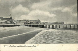 The Beach and Fishing Pier Postcard