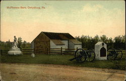 McPherson Barn Gettysburg, PA Postcard Postcard