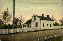 General Meade's Headquarters Gettysburg, PA Postcard Postcard