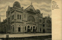 Baptist Temple, Broad and Berks Sts Postcard