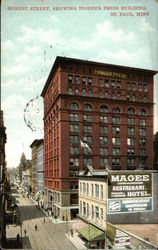 Robert Street, Showing Pioneer Press Building St. Paul, MN Postcard Postcard