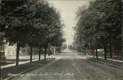 Kearsley Street, looking East Flint, MI Postcard Postcard