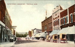 Center Street, Looking East Postcard