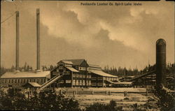 Panhandle Lumber Co Spirit Lake, ID Postcard Postcard