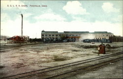 O.S.L.R.R. Shops Pocatello, ID Postcard Postcard