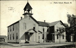 Public School Mounds, IL Postcard Postcard