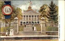 The Maine State Capitol Augusta, ME Postcard Postcard