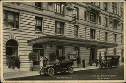 Entrance, Hotel Woodstock, New York Postcard Postcard