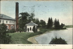 The Pumping Station and Spot Pond Postcard