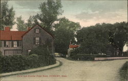 Cove and Powder Point Road View Duxbury, MA Postcard Postcard