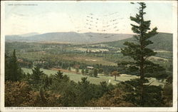 Lenox Valley and Golf Links from the Aspinall Massachusetts Postcard Postcard