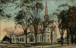 Belleville Congregational Church Postcard