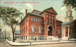 Wallace Library and Art Building Postcard