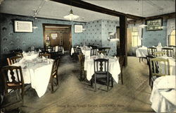 Dining Room at Wright Tavern Postcard