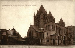 Trinity Church, Copley Square Postcard