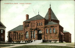 Public Library Postcard