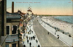 Boulevard and Beach Postcard