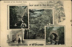 Souvenir of the Deerfield Valley, How Dear to This Heart are the Scenes of my Childhood Massachusetts Postcard Postcard