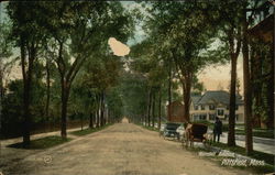 Wendell Avenue Pittsfield, MA Postcard Postcard