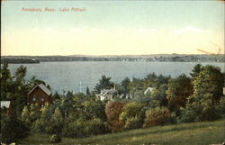 Lake Attitash Amesbury, MA Postcard Postcard