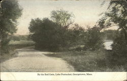 By the Red Gate, Lake Pentucket, Georgetown, Mass Massachusetts Postcard Postcard