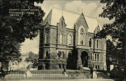 County Court House Fitchburg, MA Postcard Postcard