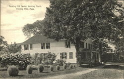 Feeding Hill Center, Looking North Feeding Hills, MA Postcard Postcard