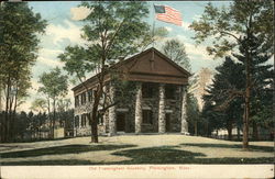 Old Framington Academy Framingham, MA Postcard Postcard