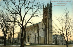 Unitarian Memorial Church and Parsonage Postcard