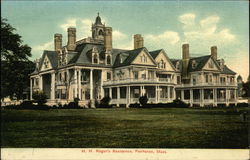 H. H. Roger's Residence Postcard