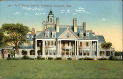 H. H. Rogers Summer Residence Fairhaven, MA Postcard Postcard