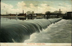 Merrimac Falls Lawrence, MA Postcard Postcard