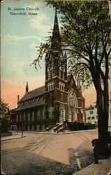 St. James Church Haverhill, MA Postcard Postcard