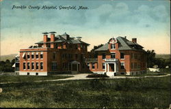 Franklin County Hospital Greenfield, MA Postcard Postcard