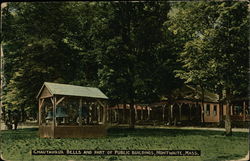 Chautauqua Bells and Part of Public Buildings, Montwaite Postcard