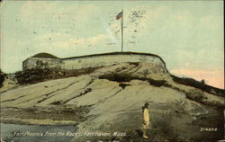 Fort Phoenix from the Rocks Postcard