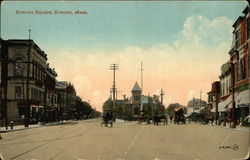 Everett Square Massachusetts Postcard Postcard