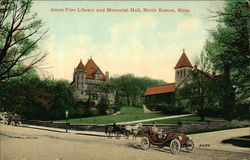 Ames Free Library and Memorial Hall Postcard