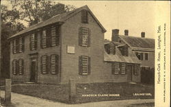 Hancock Clark House Postcard