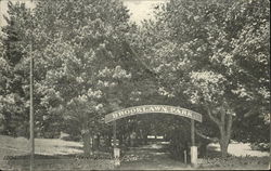 Brooklawn Park Entrance New Bedford, MA Postcard Postcard