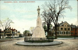 Soldiers Monument Postcard