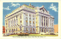 View Of Hudson County Court House Postcard