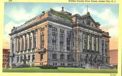 Hudson County Court House Jersey City, NJ Postcard Postcard