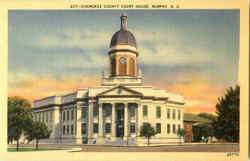 Cherokee County Court House Postcard